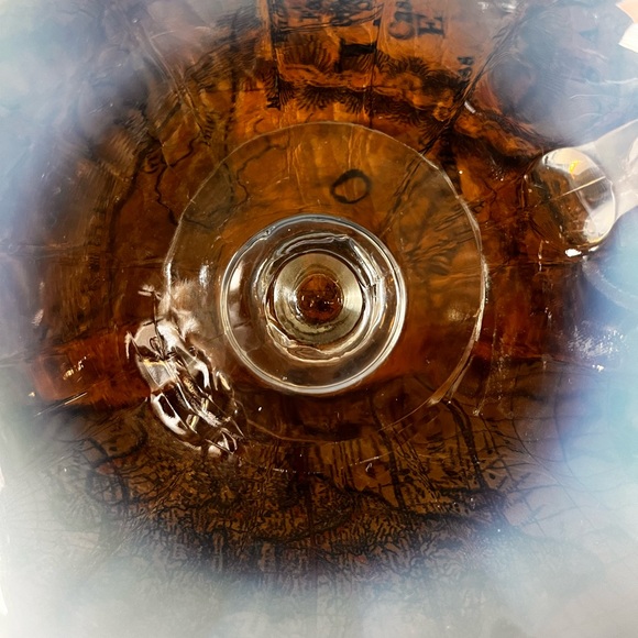 Vintage Northwood Opalescent Glass Handled Nappy Dish (c. early 1900s) - Picture 10 of 13